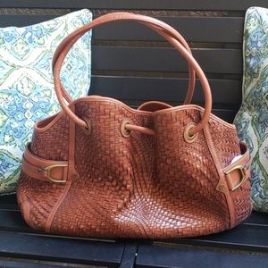 STUNNING COLE HAAN woven purse! NWOT!